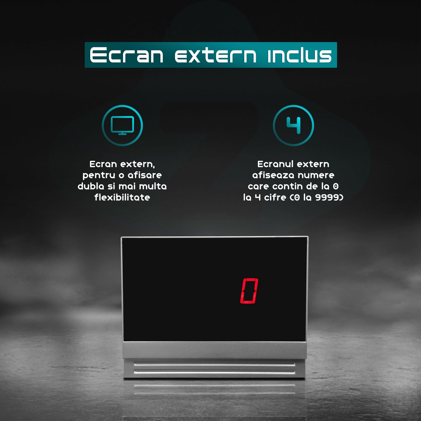 Masina de numarat bani, Zoopie®, Detectare bancnote cu IR, UV & MG, Aparat de numarat banii cu display propriu si extern inclus