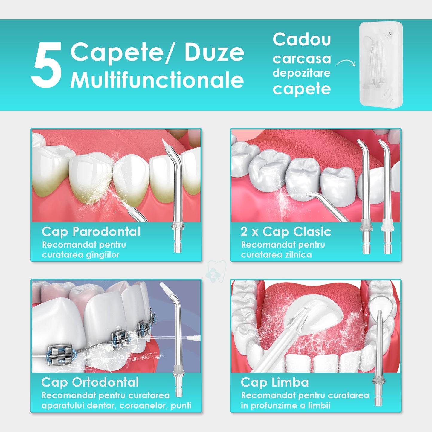 aparat dus dentar Zoopie DENtoGO