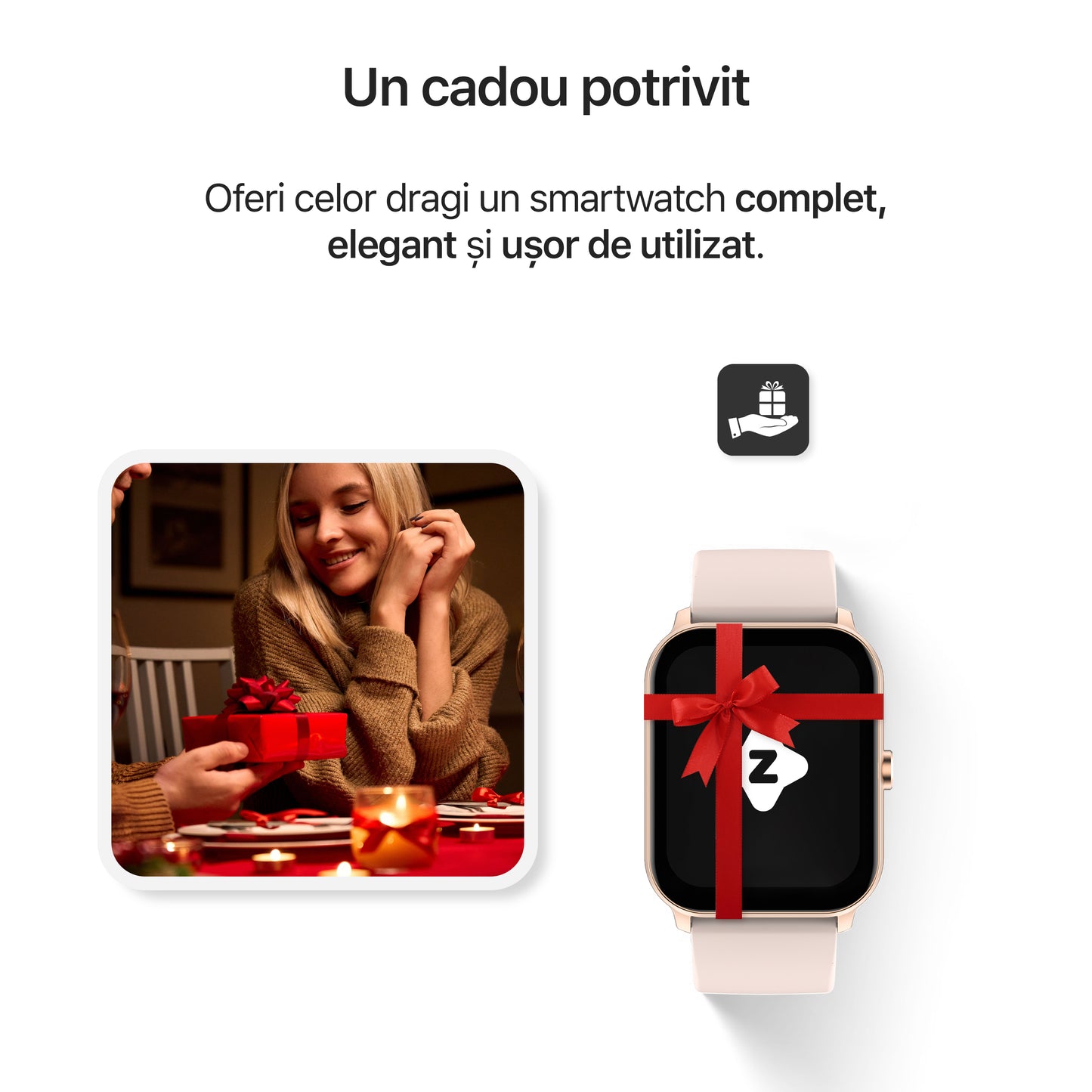 ceas smartwatch telefon cadou zoopie