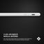 Stylus iPad Pen, Zoopie®, Pix pentru tableta iPad Apple 2018-2026, Profesional, Penite anti-zgarieturi, functie Palm Rejection, Tilt, Lag-Free, Magnetic, USB-C, Alb