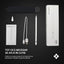 Stylus Pen Universal, Zoopie®, pentru tableta iPad 2010-2017, Android, Windows, Telefon, Varf Cupru, Magnetic, USB-C, Alb