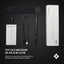 Stylus Pen Universal, Zoopie®, pentru Telefon, tableta iPad 2010-2017, Android, Windows, Varf Cupru, Magnetic, USB-C, Negru
