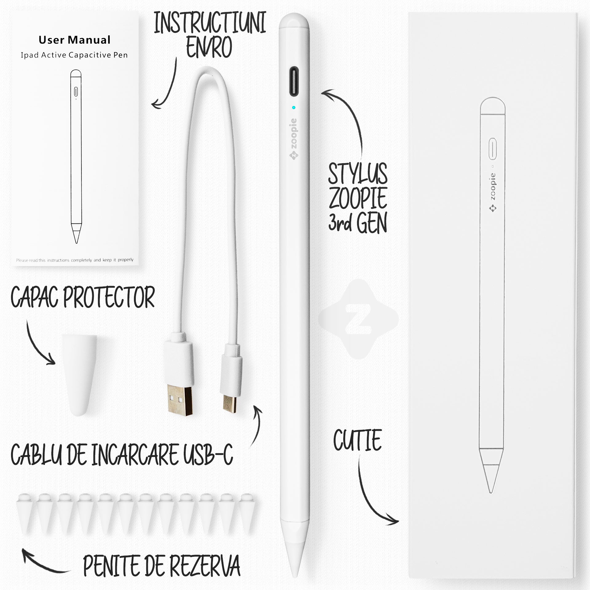Touch Pen Stylus Zoopie Zoopie Stylus Stylus IPad Pen, Zoopie